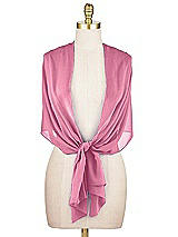 Alt View 2 Thumbnail - Orchid Pink Lux Chiffon Stole