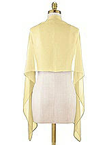 Alt View 1 Thumbnail - Pale Yellow Lux Chiffon Stole