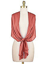 Alt View 2 Thumbnail - Coral Pink Lux Chiffon Stole