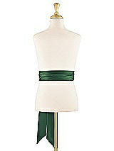 Alt View 1 Thumbnail - Hampton Green Matte Satin Flower Girl Sash