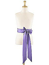 Front View Thumbnail - Tahiti Matte Satin Flower Girl Sash