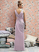 Rear View Thumbnail - Suede Rose Lela Rose Bridesmaids Style LR174