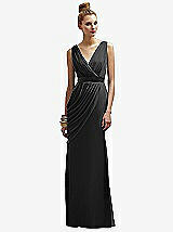 Front View Thumbnail - Black Lela Rose Bridesmaids Style LR174