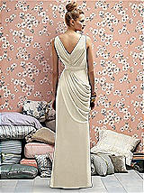 Rear View Thumbnail - Champagne Lela Rose Bridesmaids Style LR174