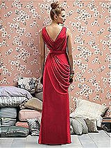 Rear View Thumbnail - Flame Lela Rose Bridesmaids Style LR174