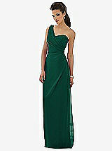 Front View Thumbnail - Hunter Green After Six Bridesmaid Dress 6646