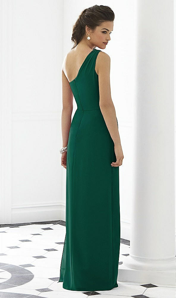 Back View - Hunter Green After Six Bridesmaid Dress 6646