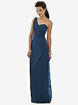 Front View Thumbnail - Sofia Blue After Six Bridesmaid Dress 6646