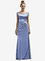 Front View Thumbnail - Periwinkle - PANTONE Serenity Lela Rose Bridesmaids Style LR177