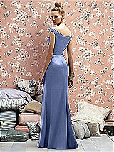 Rear View Thumbnail - Periwinkle - PANTONE Serenity Lela Rose Bridesmaids Style LR177