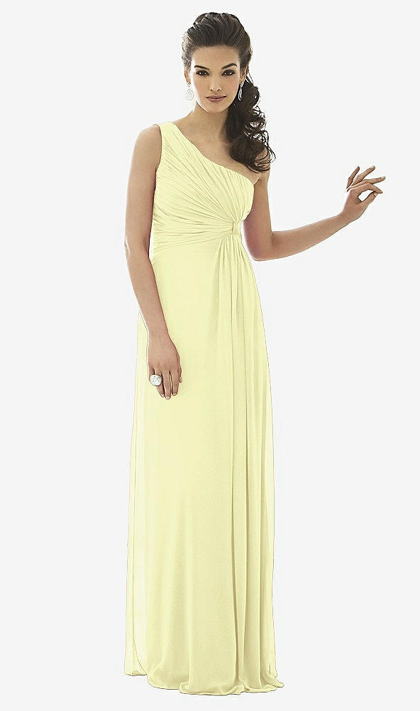 Front View - Butter Yellow After Six Bridesmaid Dress 6651