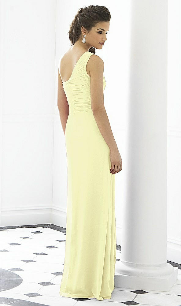 Back View - Butter Yellow After Six Bridesmaid Dress 6651