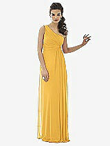 Front View Thumbnail - NYC Yellow After Six Bridesmaid Dress 6651