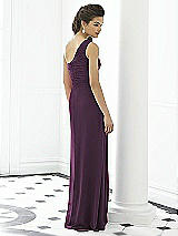 Rear View Thumbnail - Aubergine After Six Bridesmaid Dress 6651