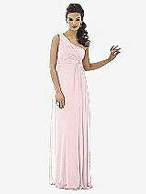 Front View Thumbnail - Ballet Pink After Six Bridesmaid Dress 6651