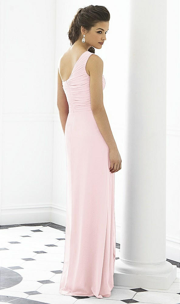 Back View - Ballet Pink After Six Bridesmaid Dress 6651