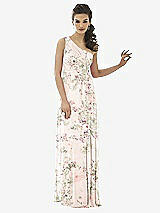 Front View Thumbnail - Blush Garden After Six Bridesmaid Dress 6651