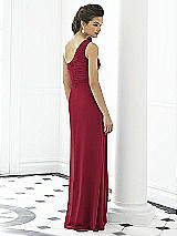 Rear View Thumbnail - Burgundy After Six Bridesmaid Dress 6651