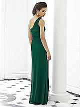 Rear View Thumbnail - Hunter Green After Six Bridesmaid Dress 6651