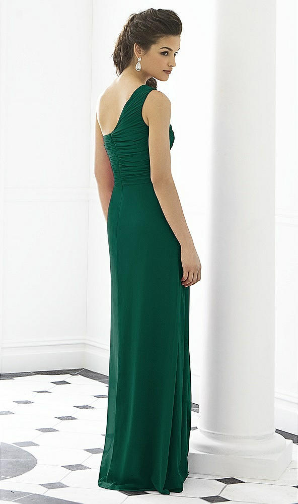 Back View - Hunter Green After Six Bridesmaid Dress 6651