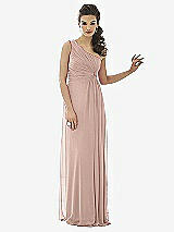 Front View Thumbnail - Neu Nude After Six Bridesmaid Dress 6651