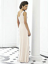 Rear View Thumbnail - Oat After Six Bridesmaid Dress 6651