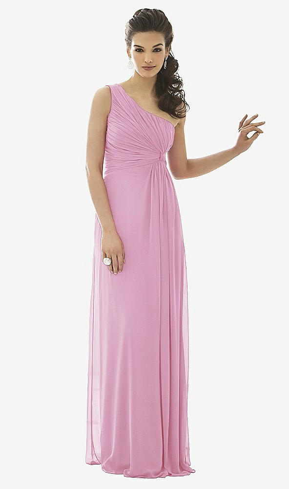 Front View - Powder Pink After Six Bridesmaid Dress 6651