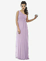 Front View Thumbnail - Pale Purple After Six Bridesmaid Dress 6651