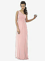 Front View Thumbnail - Rose - PANTONE Rose Quartz After Six Bridesmaid Dress 6651