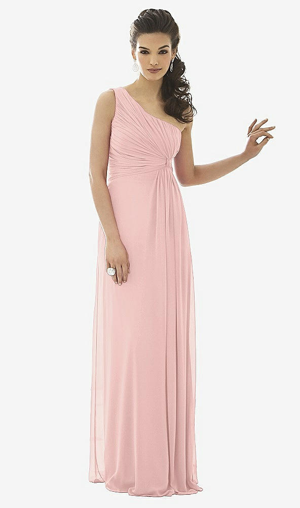 Front View - Rose - PANTONE Rose Quartz After Six Bridesmaid Dress 6651