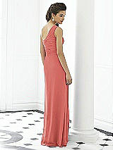 Rear View Thumbnail - Coral Pink After Six Bridesmaid Dress 6651