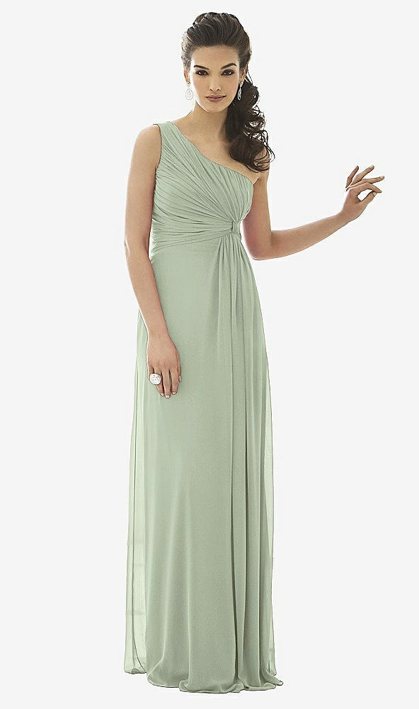 Front View - Sage After Six Bridesmaid Dress 6651