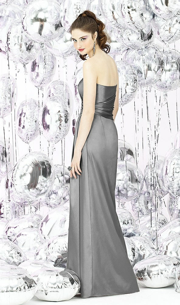 Back View - Charcoal Gray Social Bridesmaids Style 8121