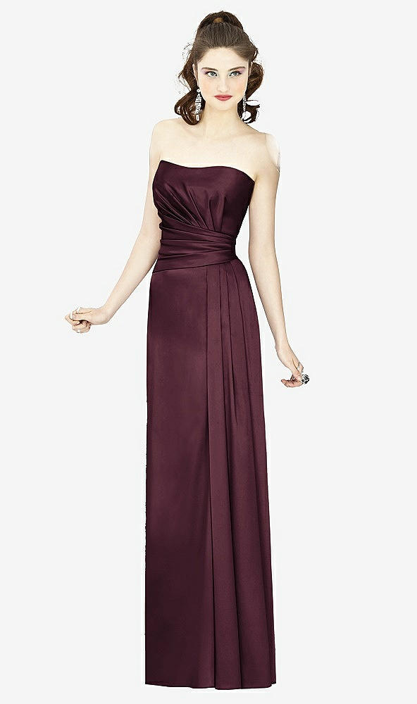 Front View - Bordeaux Social Bridesmaids Style 8121