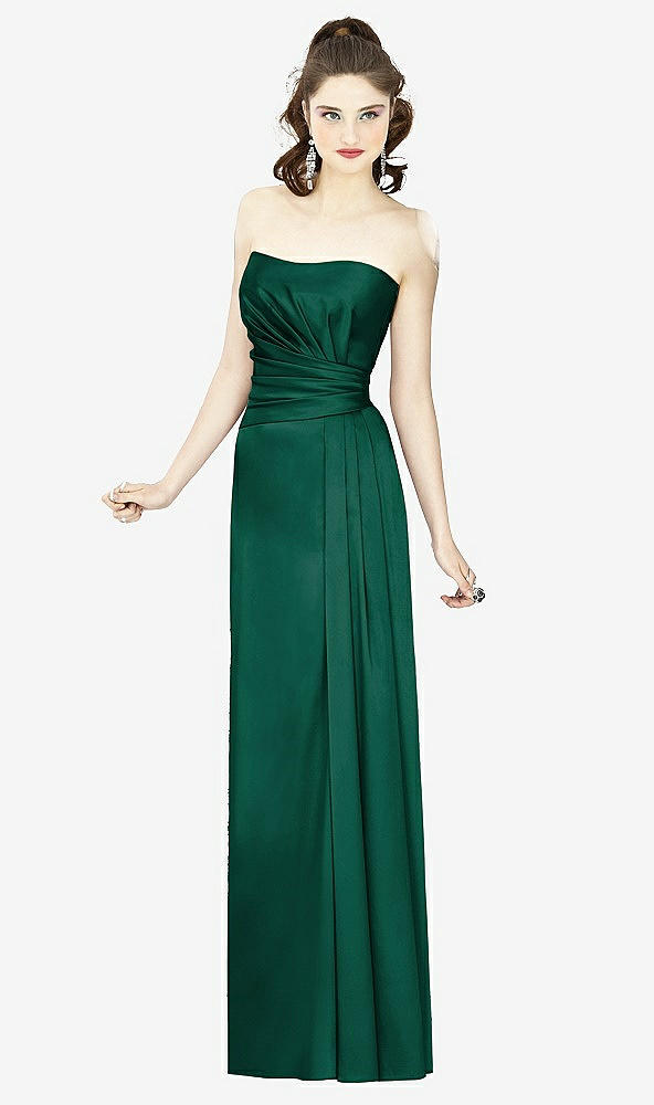 Front View - Hunter Green Social Bridesmaids Style 8121