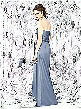 Rear View Thumbnail - Larkspur Blue Social Bridesmaids Style 8121