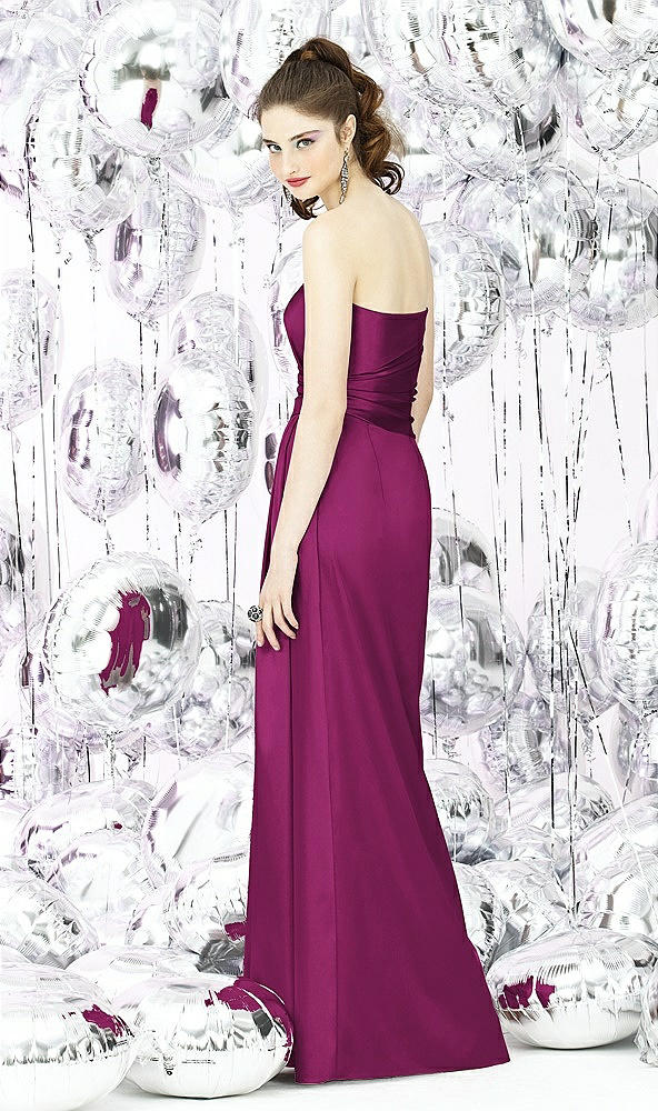 Back View - Merlot Social Bridesmaids Style 8121