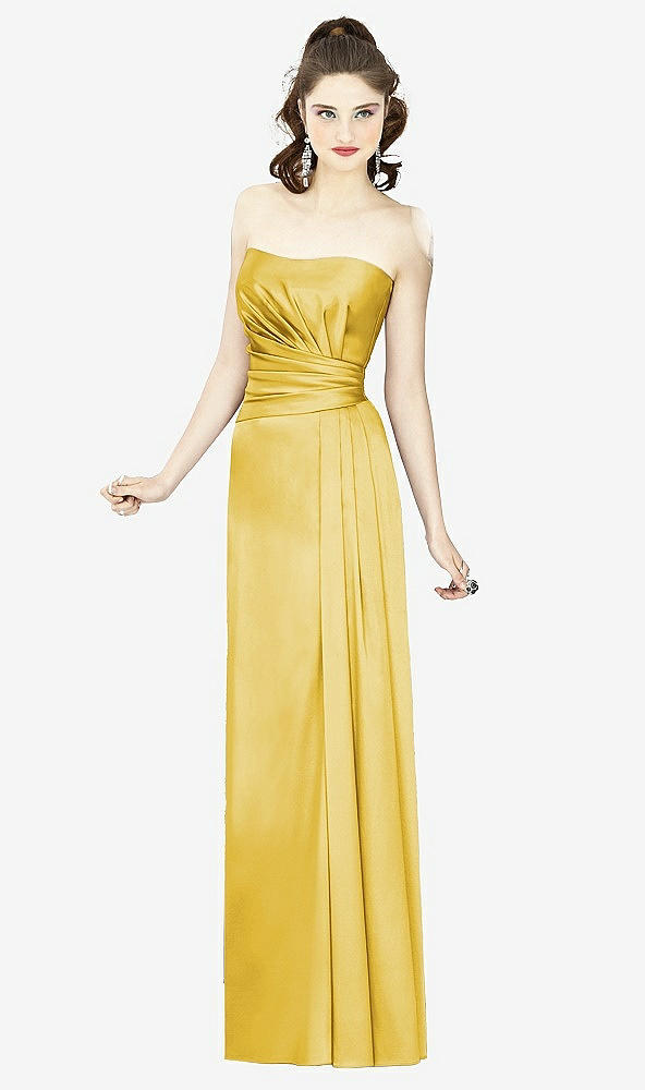 Front View - Marigold Social Bridesmaids Style 8121