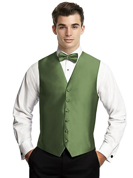 Yarn-Dyed 6 Button Tuxedo Vest by After Six On Sale