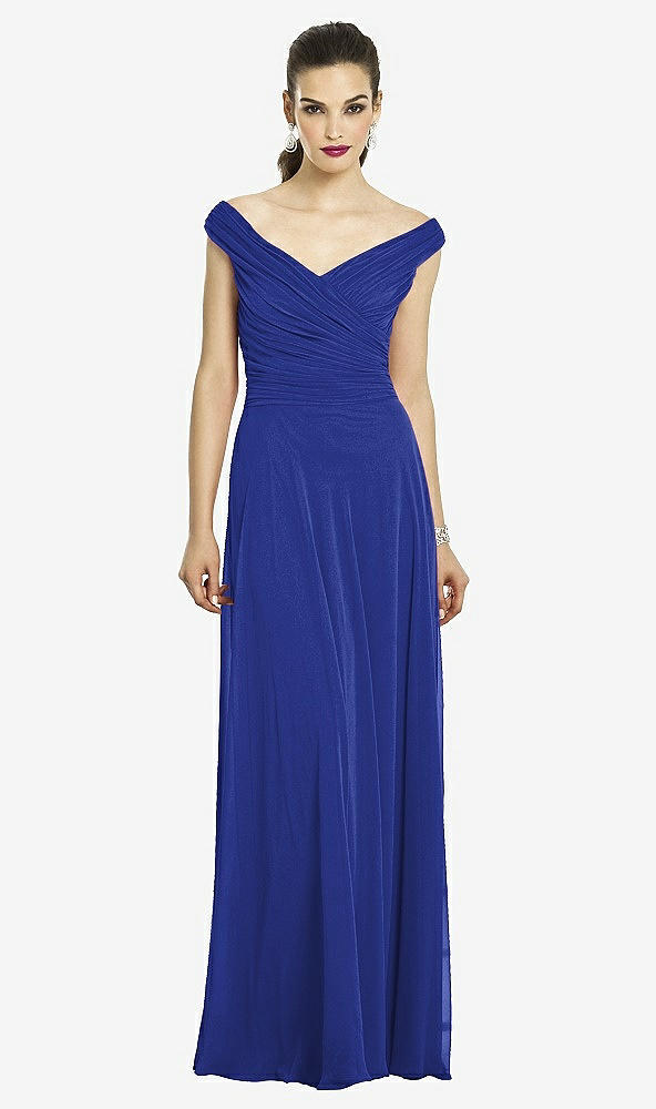 Front View - Cobalt Blue After Six Bridesmaids Style 6667