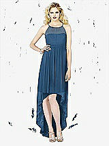 Front View Thumbnail - Dusk Blue Social Bridesmaids Style 8125