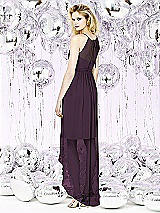 Rear View Thumbnail - Aubergine Social Bridesmaids Style 8125