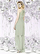 Rear View Thumbnail - Celadon Social Bridesmaids Style 8125