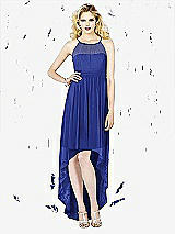 Front View Thumbnail - Cobalt Blue Social Bridesmaids Style 8125