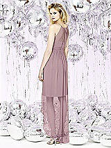 Rear View Thumbnail - Dusty Rose Social Bridesmaids Style 8125