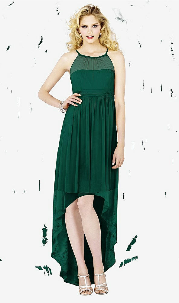 Front View - Hunter Green Social Bridesmaids Style 8125