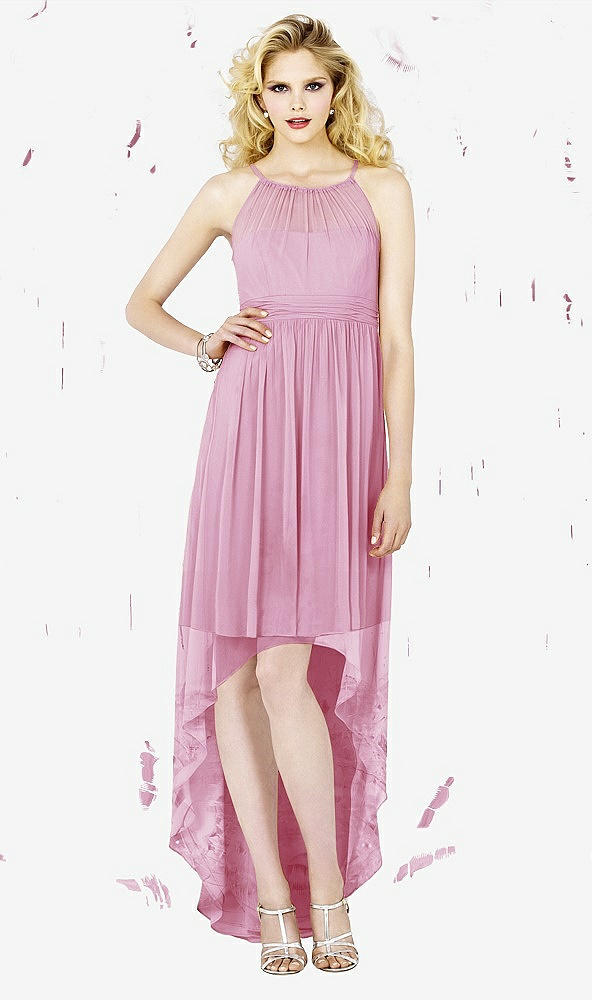 Front View - Powder Pink Social Bridesmaids Style 8125