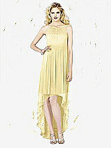 Front View Thumbnail - Pale Yellow Social Bridesmaids Style 8125