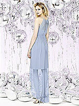 Rear View Thumbnail - Sky Blue Social Bridesmaids Style 8125