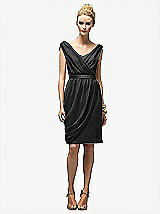 Front View Thumbnail - Black Lela Rose Bridesmaid Dress LR178